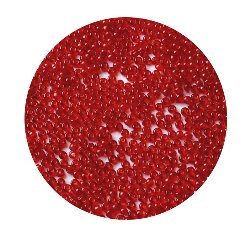 Red Roundel Glass Seed Beads for Jewelry Making. (CRSB-011)-Per Packet of 50 Gram / 11/0 (1.5 MM) / Red