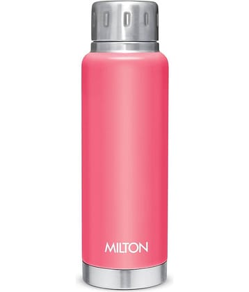 Milton Elfin 300 Thermosteel 24 Hours Hot and Cold Water Bottle, 300 ml, Peach