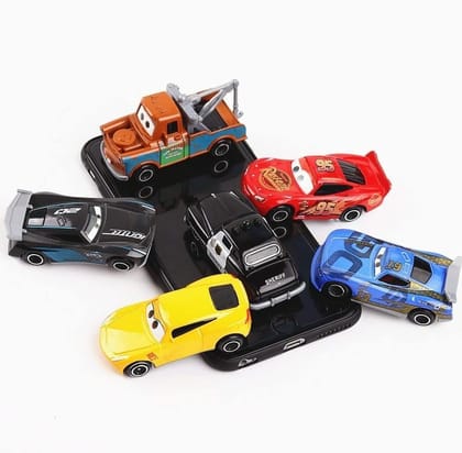 Metal Die Cast Car Set Of-6 Toy Vehicle Play Set Free Wheel High Speed Unbreakable For Kids,Small Racing Car For Exciting Playtime...