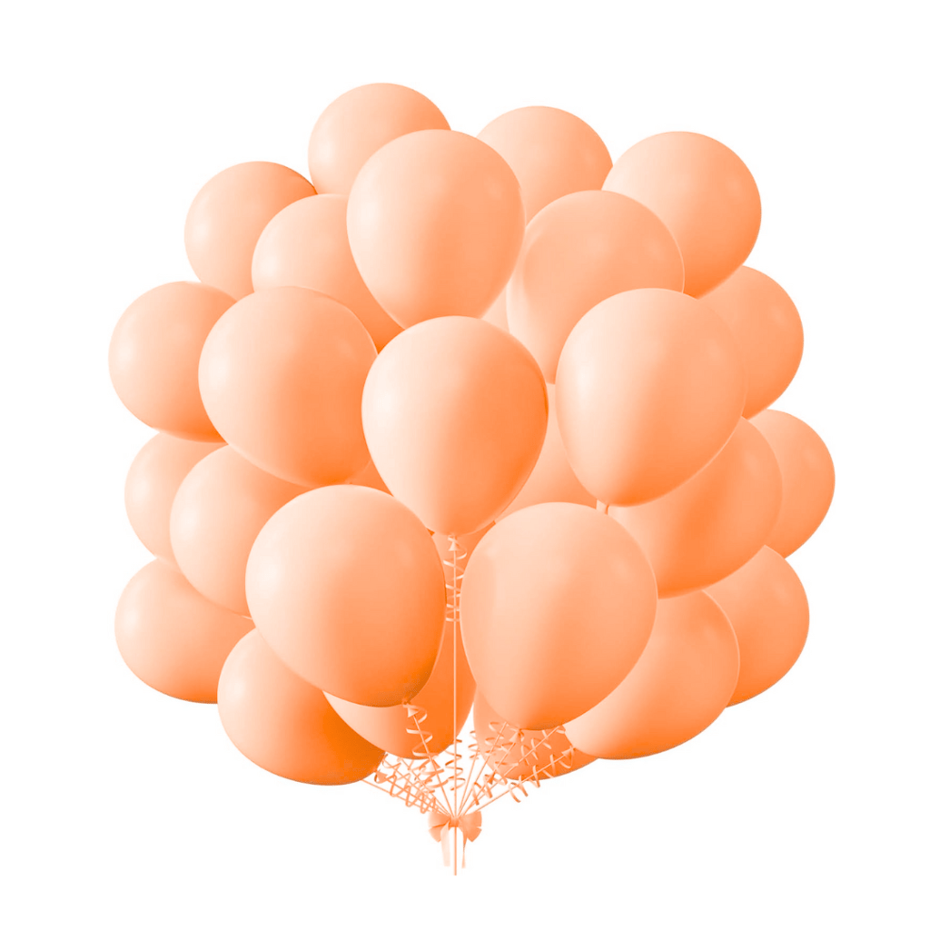 Macaron Pastel Orange Premium Latex Balloons 10" - 50PC - Party and Festive Needs | Buy online on ZillyBuy