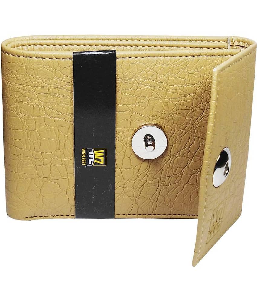 WENZEST PU Beige Formal Long Wallet