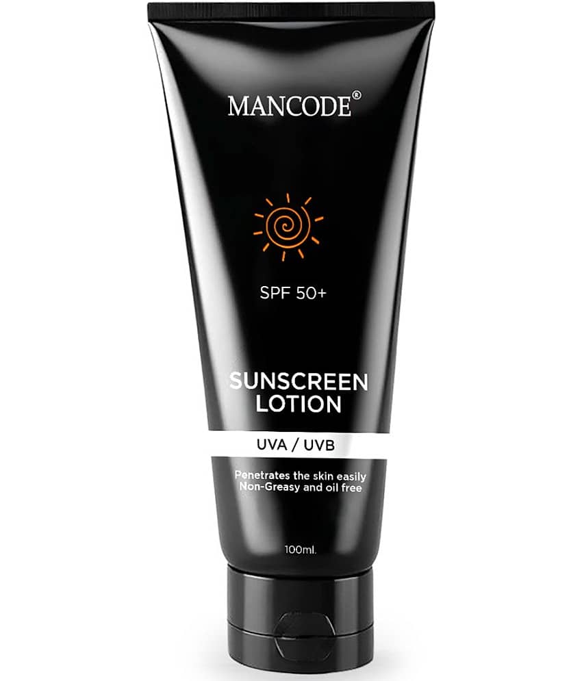 Mancode Sunscreen SPF 50 PA+ Lotion & Blue Light Protection For All Types of Skin for unisex (Pack of 1)
