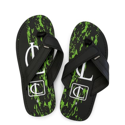 Nextwave Handcrafted Leather Mens Flip flop Slipper, Blue, Cross-Strap Design, Stitched Sole color Blue Size 8