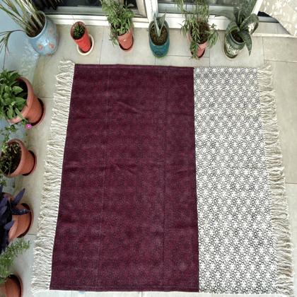 Handmade Nelesa Rug-4ft x 6ft