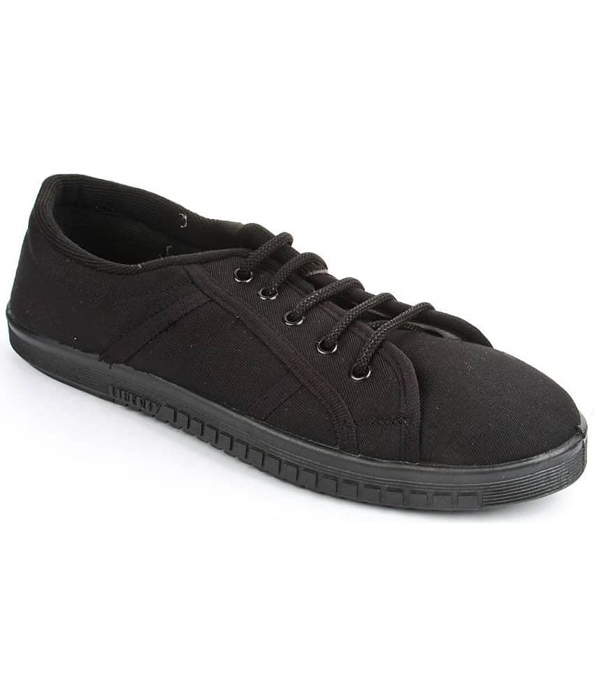 Liberty Lifestyle Black Casual Shoes