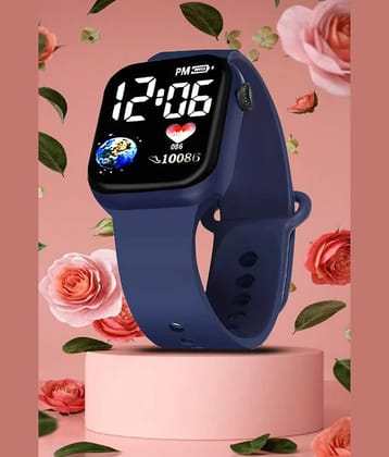Fadiso Fashion Blue Silicon Analog Men's Watch