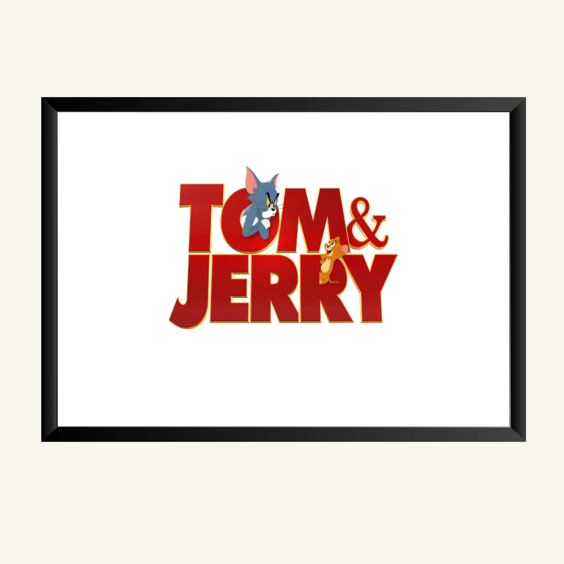 NOKKES Tom And Jerry Photo Frame Wall Poster 8X12 In Printed Poster Photo Paper 300Gsm Photo Frame For Wall Decoration _22
