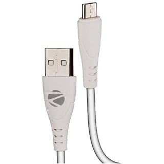 Zeb-Mu240 Usb To Micro Usb 2.4 Amps18 Watts1 Meter (White)_650clone.