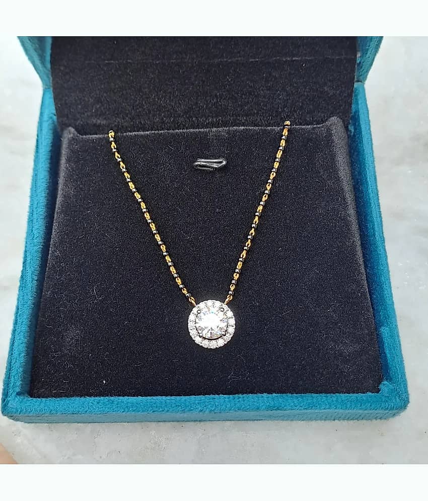 AKLINA White Mangalsutra ( Pack of 1 )