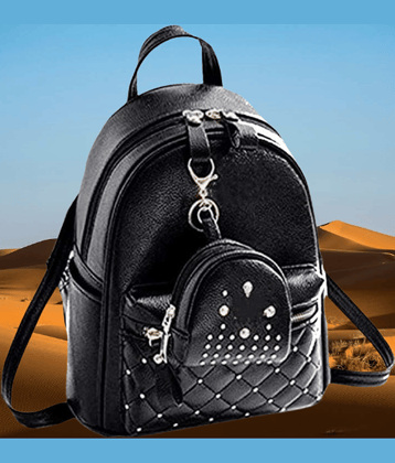 THE MONAINA CEAPT Backpack PU Set of 1 ( Maroon )