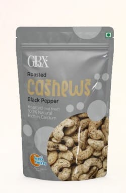 Roasted Cashews BLACK PEPPER  200 G