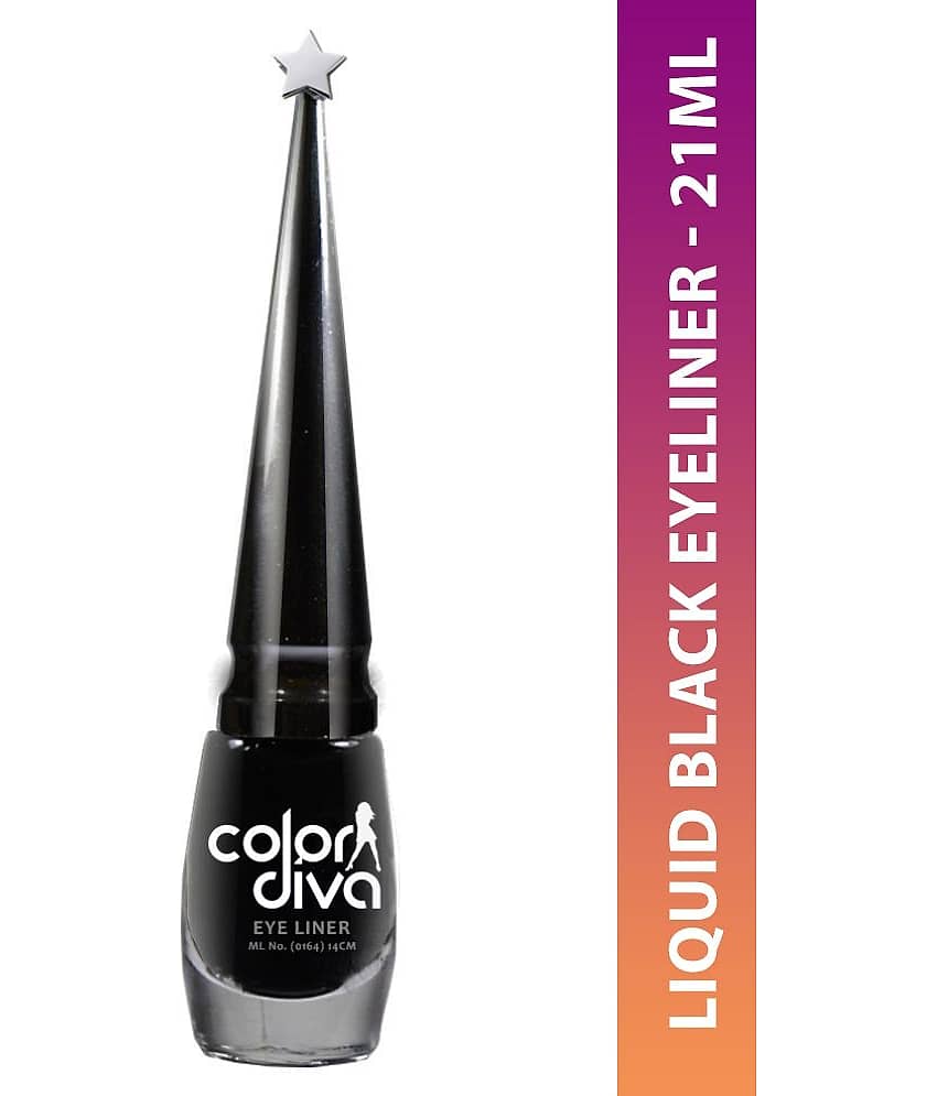 Color Diva Liquid Eyeliner Black 6 ml