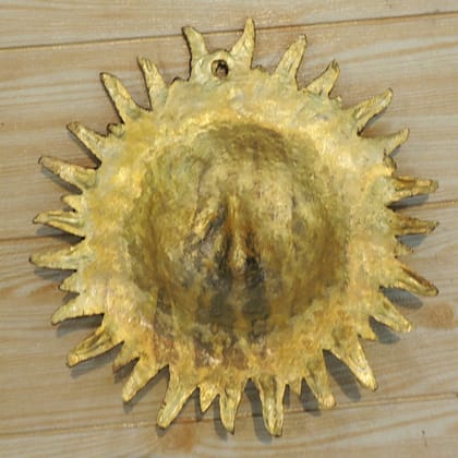 Antique Finish Brass Surya Wall Hanging | Spiritual Wall Art, Height : 10 Inch (BSMAS1843 F)