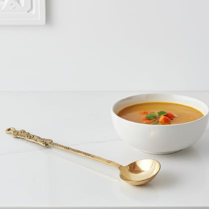 Brass Ladle Ramcha Golchi, 200 Gm (ZMAS280 A)