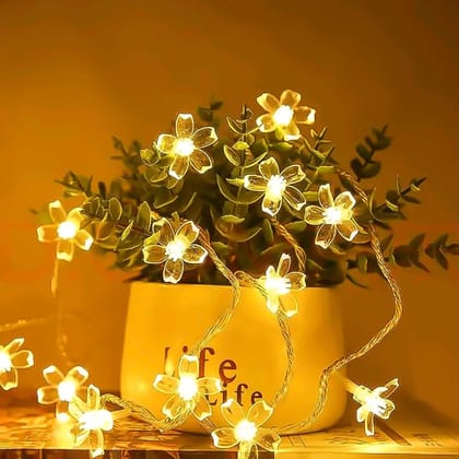 GLOWSERIE Elegant Flower-Shaped LED Lights  Ambient Fairy Lighting for Bedroom & Events
