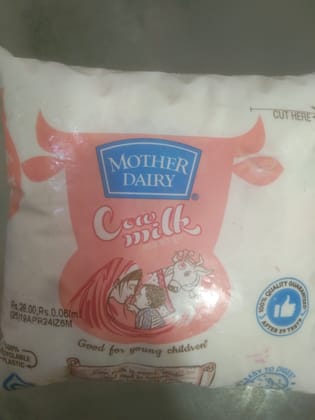 Mother dairy cow milk