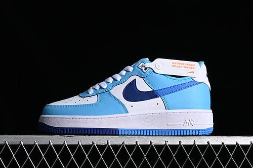 NikeMens Air Force 1 Split Light - Photo Blue-Euro 41
