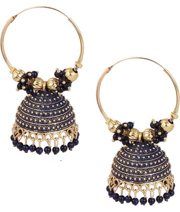 Keviv Blue Bali Earrings ( Pack of 1 )