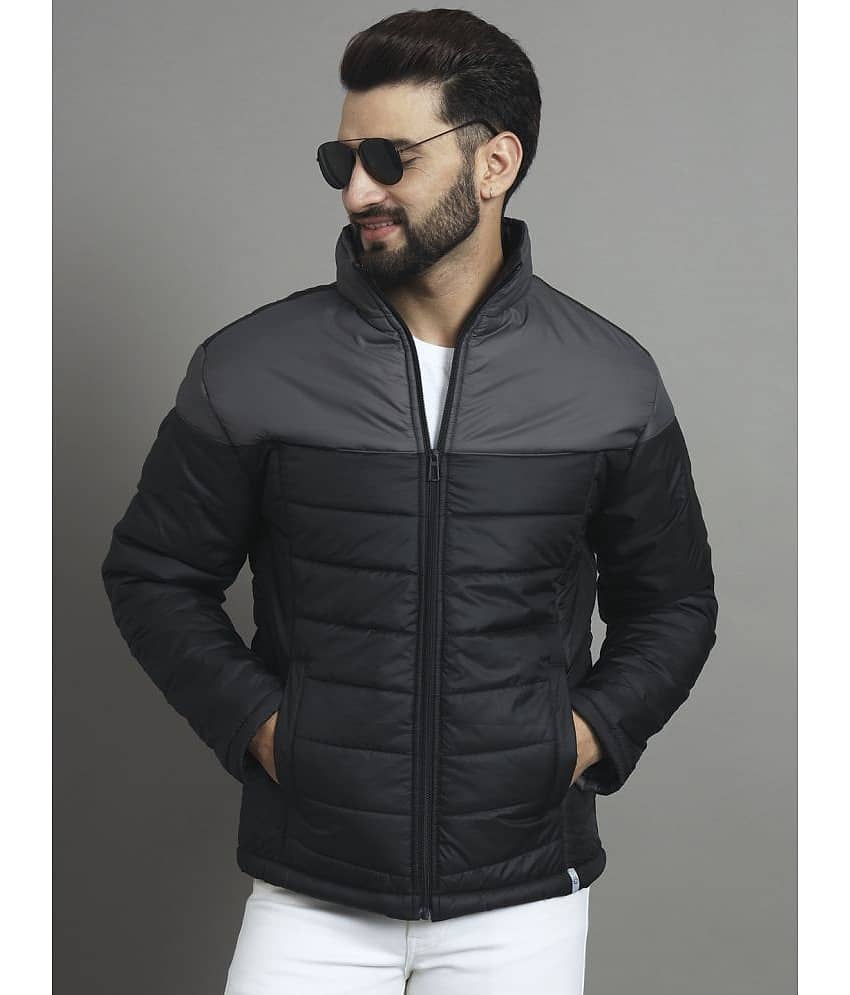 renuovo Polyester Men's Puffer Jacket - Black ( Pack of 1 )