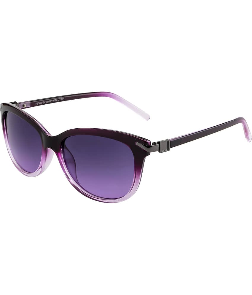 Fair-X Black Oval Sunglasses ( Pack of 1 )