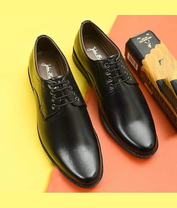 John Karsun - Black Men's Derby Formal Shoes