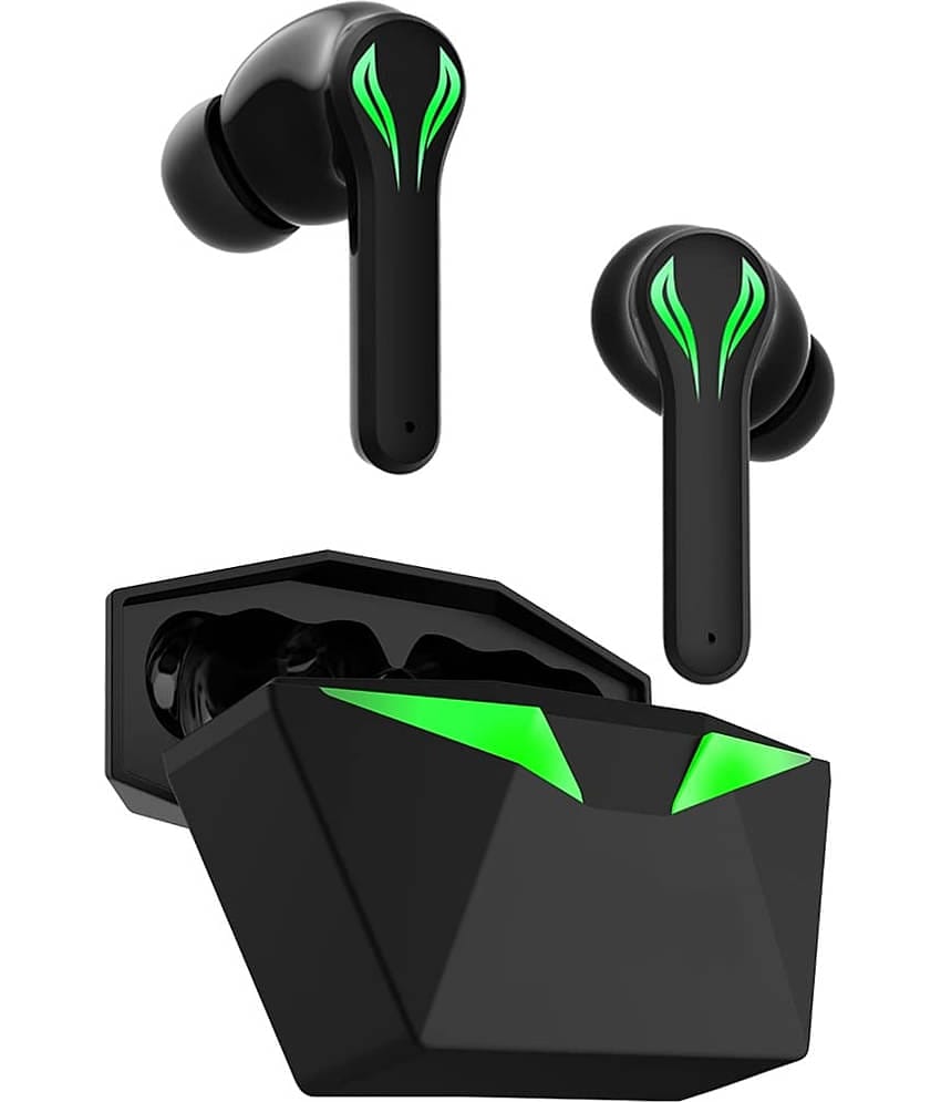 COREGENIX VOY-PLAY Bluetooth True Wireless (TWS) In Ear 25 Hours Playback Low Latency IPX4(Splash & Sweat Proof) Black