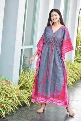 Hand Block printed KAFTAN 100% Pure cotton