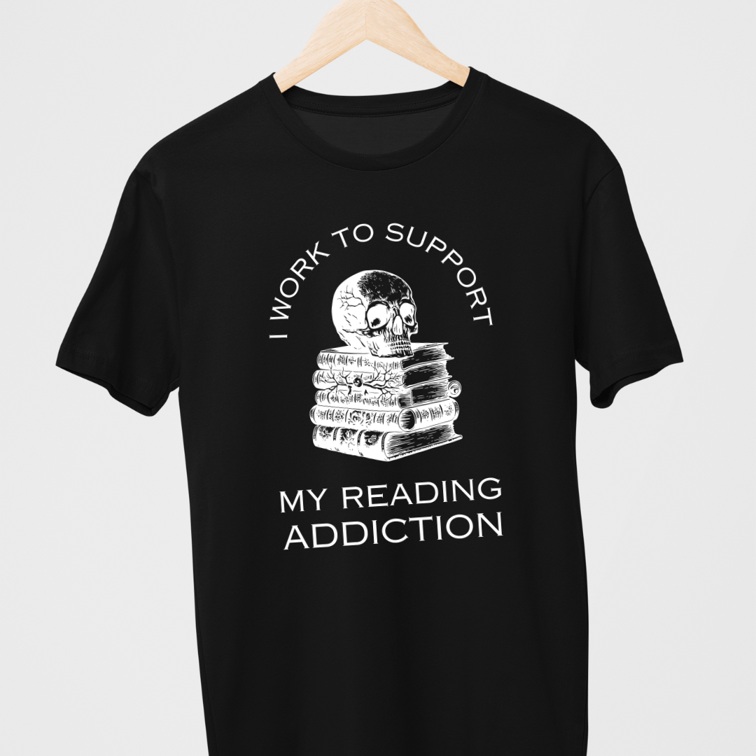 MY READING ADDICTION-Black / S