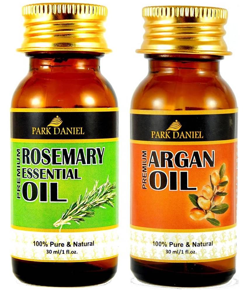 Park Daniel Rosemary Essential oil & Argan Oil 100% Pure & Natural 30 ml Pack of 2