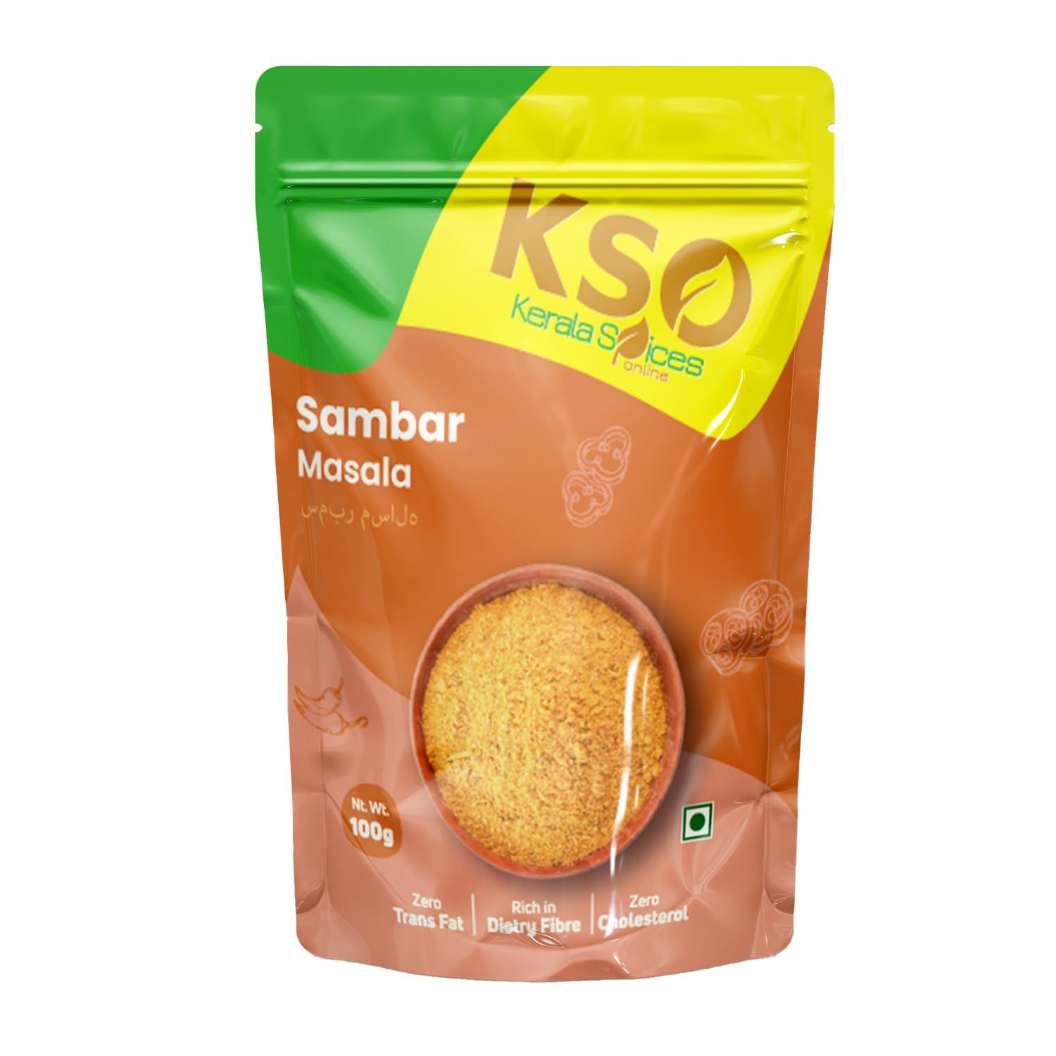 Kerala Spices 100% Natural Sambhar Masala Powder 100 gm