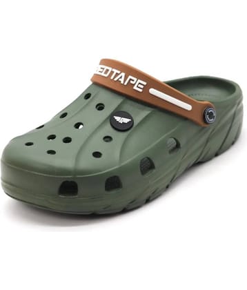 Red Tape - Olive Men's Clogs