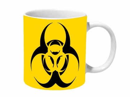 Multicolor Bio Hazard Ceramic Mug