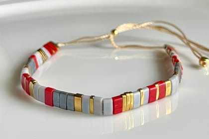 Blushed Flame Tila Bracelet