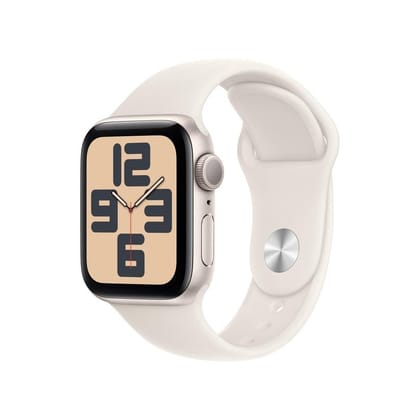 Apple Watch SE GPS 40mm Starlight Aluminium Case Starlight Sport Band S/M Apple Watch SE GPS 40mm Starlight Aluminium Case Starlight Sport Band S/M