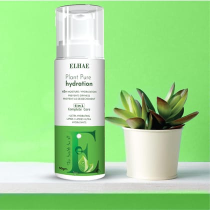ELHAE Original Scent Dry Skin Lotion, Body and Hand Moisturizer for Long Lasting Skin Hydration, with HYDRALUCENCE blend and Plant Based Essence 50ml