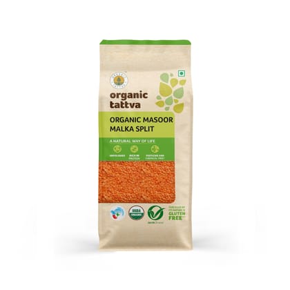 Organic Masoor Malka Split 1kg