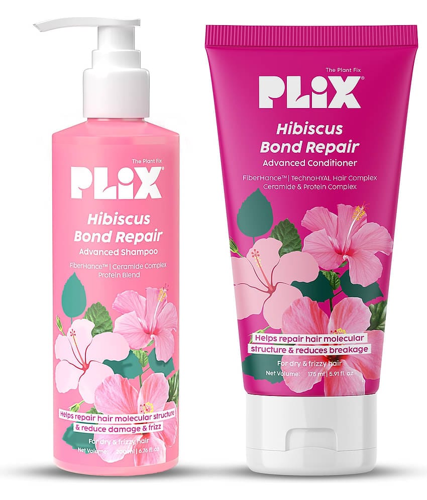 Plix Damage & Repair Shampoo & Conditioner 375 ( Pack of 2 )