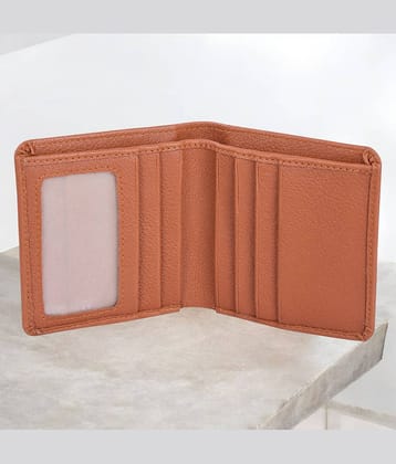 Wingers Faux Leather Solid Men's RFID Wallet With 5 Slots For Card ( Tan , Pack of 1 )