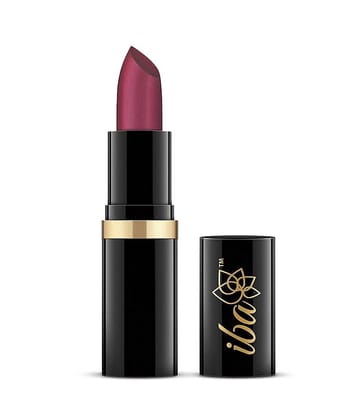 Iba Pure Lips Moisturizing Lipstick Shade A10 Plum Pure, 4g , Highly Pigmentated, (Pack of 1)