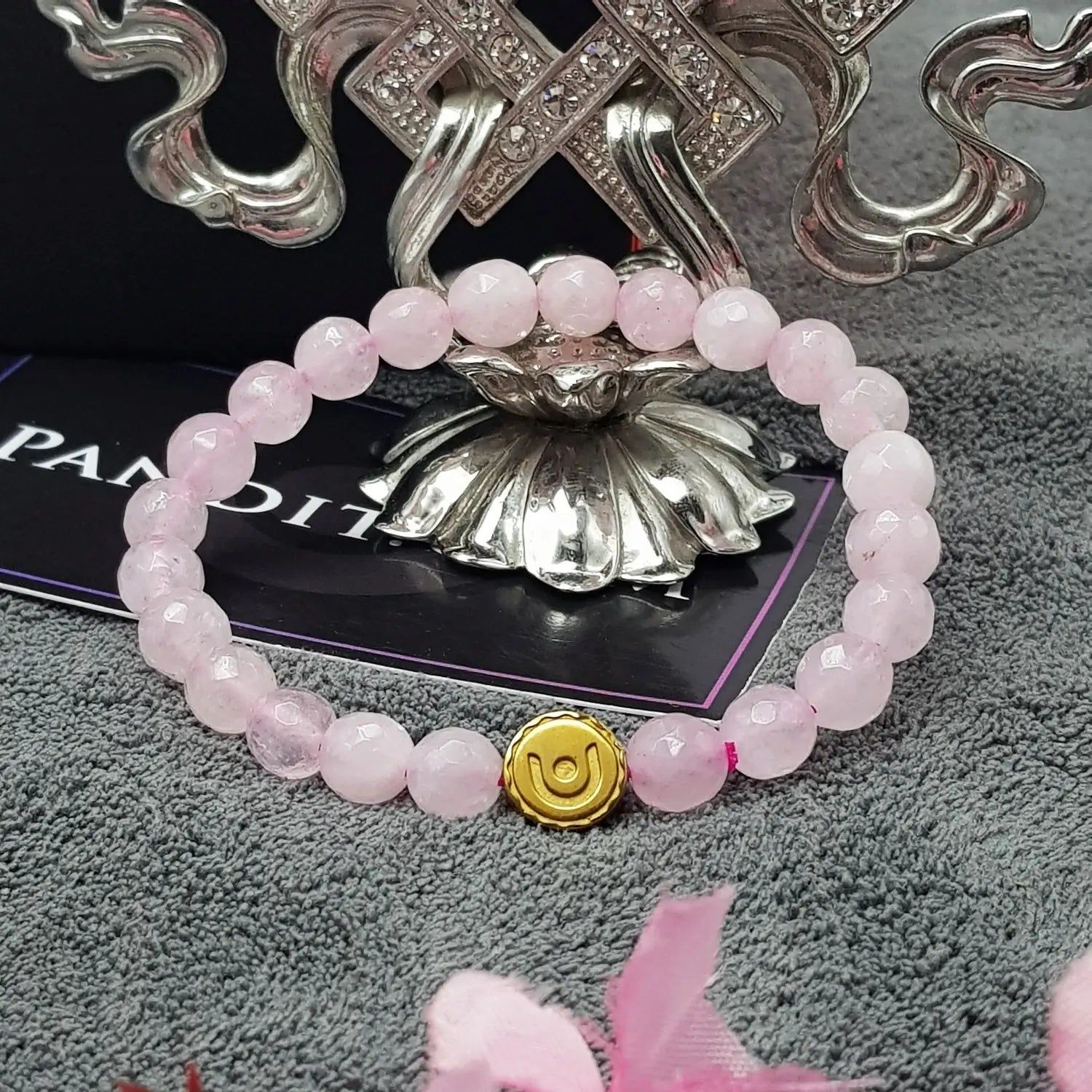 Rose Quartz Diamond Cut Bracelet - To Bring Love to Life