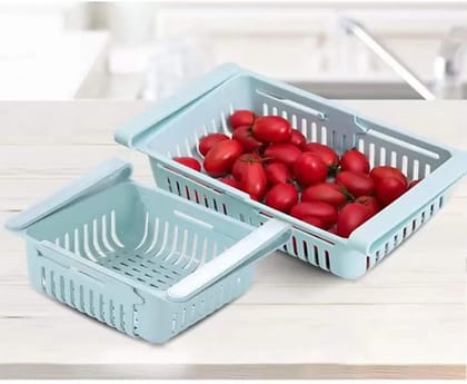 Virgin Freeze Storage Unbreakable Adjustable Basket with Extra Storage Virgin Freeze Storage Unbreakable Adjustable Basket with Extra Storage