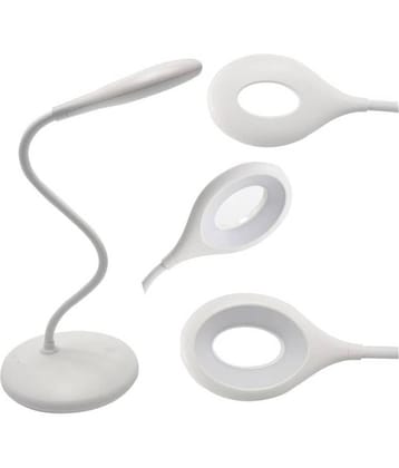 Stylopunk Flexible Rechargeable LED Study Lamp Plastic Table Lamp - Pack of 1
