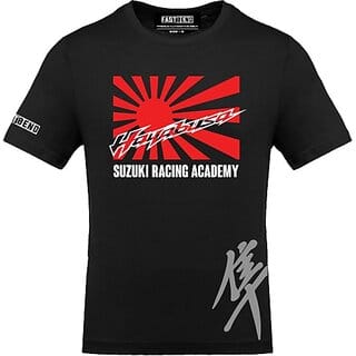 Fastbend Mens Black Printed Cotton Blend Round Neck T-Shirt