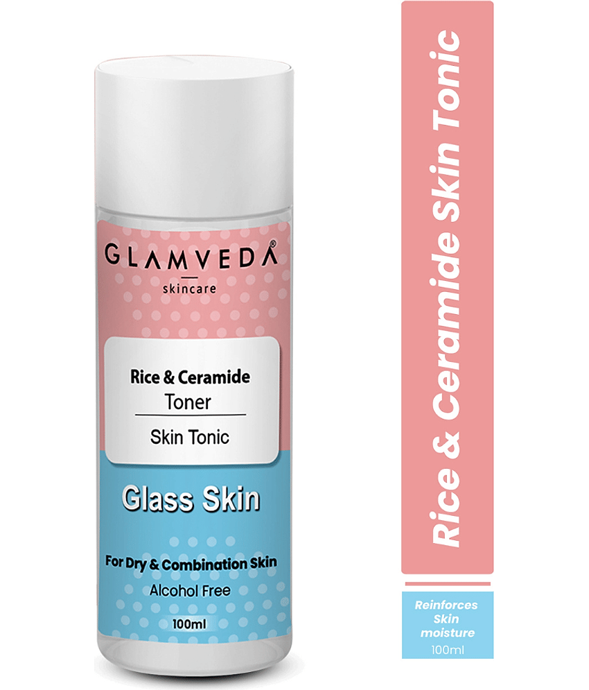 Glamveda Rice & Ceramide Face TonerDry & Combination Skin Barrier Building & Nourishing, 100ml