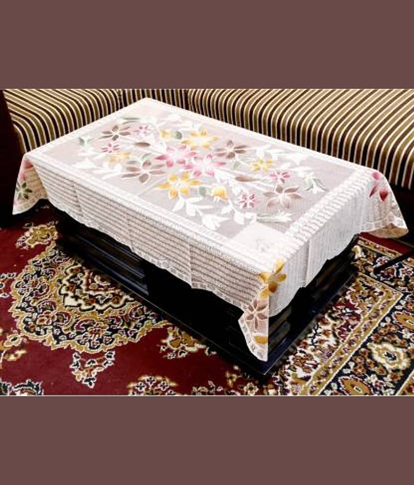White Cotton Table Cover (Pack of 1)