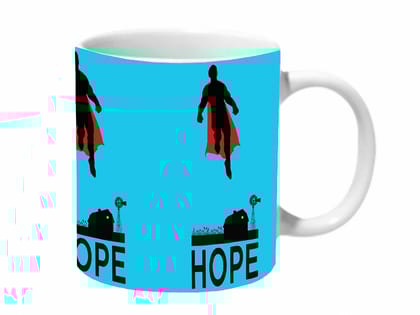 Multicolor Hope Of Superman Ceramic Mug