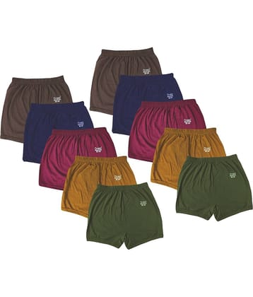 Drako Pack of 10 Boys Cotton Trunks ( Multicolor )