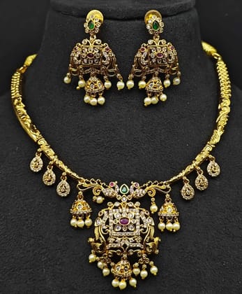 1 Gram Gold Necklace for Women with Gift Pack 1 Gram Gold Necklace for Women with Gift Pack