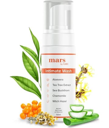 Mars by GHC Natural Intimate Wash for Men with Aloe Vera, Tea Tree Extract | pH Balanced Hygiene Intimate wash - Anti Bacterial, Anti Itch, Anti Odour