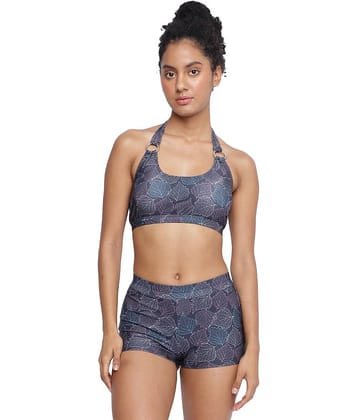 La Intimo Polyester Multi Color Beach Shorts - Single